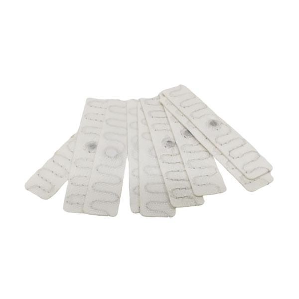 Sewing Type RFID Fabric Textile Washable UHF RFID Laundry Tag For Uniform