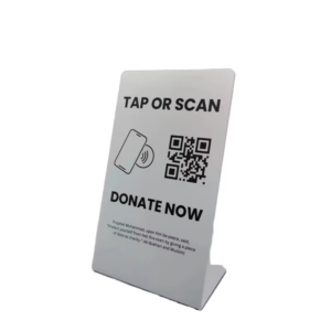 display stand Restaurant Table Menu RFID Tags for Smart ordering
