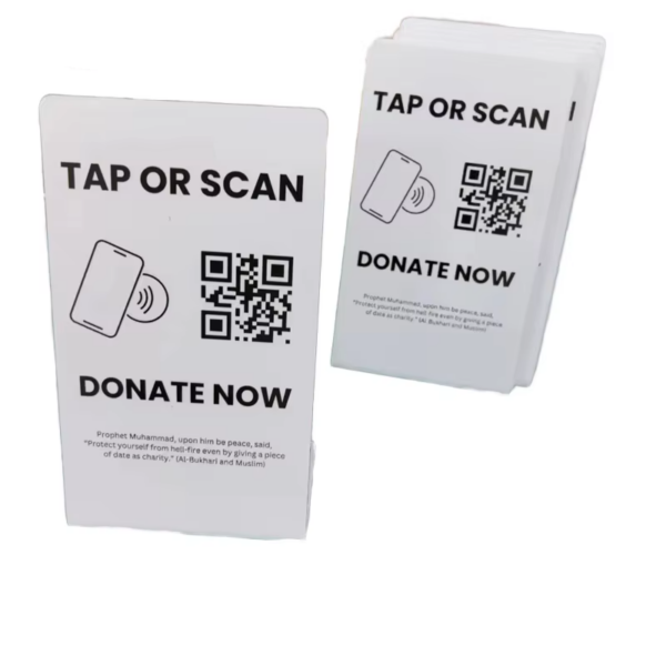 display stand Restaurant Table Menu RFID Tags for Smart ordering