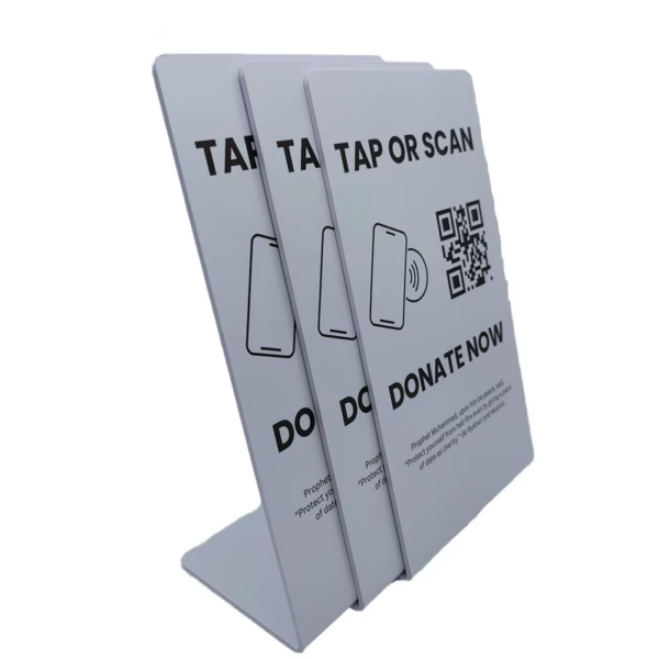display stand Restaurant Table Menu RFID Tags for Smart ordering